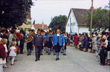 Kirchenzug Fahnenweihe 26.06.1966